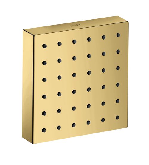 AXOR-HG-AXOR-ShowerSolutions-Brausemodul-120-120-Unterputz-eckig-Polished-Gold-Optic-28491990 gallery number 1